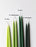 Forest Green Danish Taper Candle set of 2