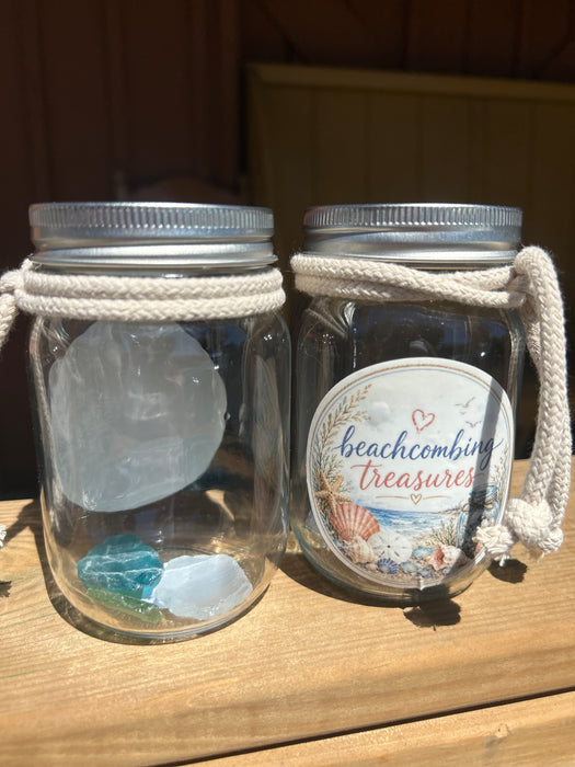 Beachcombing Treasures Jar