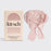 Adjustable Oversized Satin Bonnet- Blush