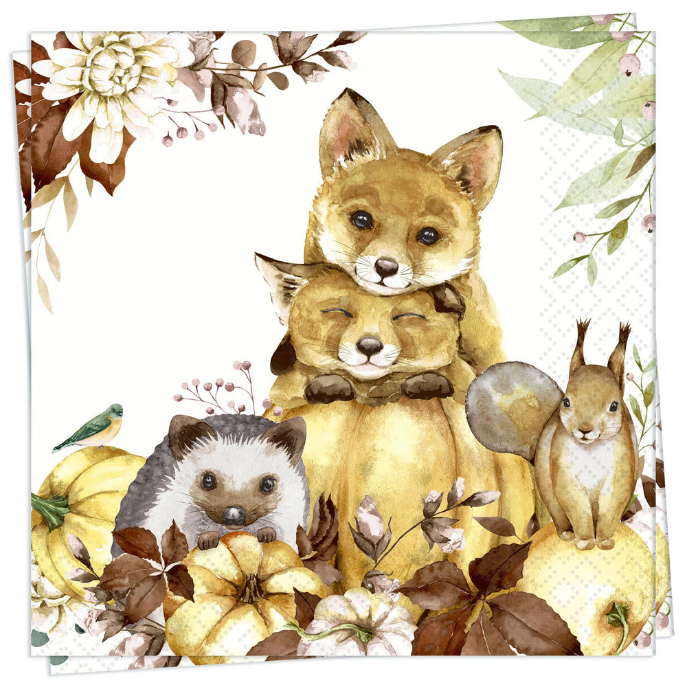 Nature Cuteness - Luncheon Napkin