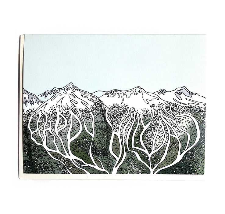 Happy Hill-y-days Mountain Card