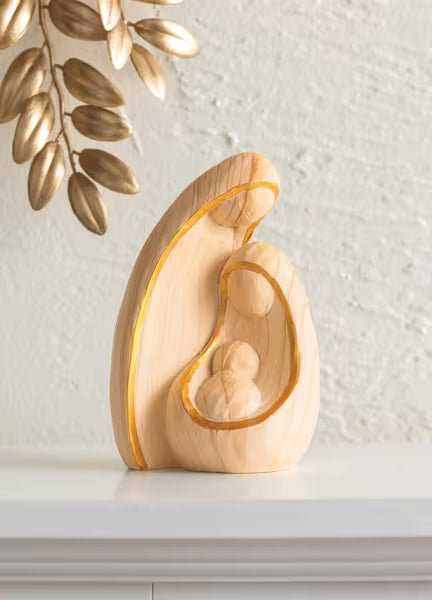GOLD EDGE NATIVITY SITTER