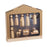 CARVED WOOD BOXED NATIVITY SET