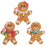 Gingerbread man ornament 5"