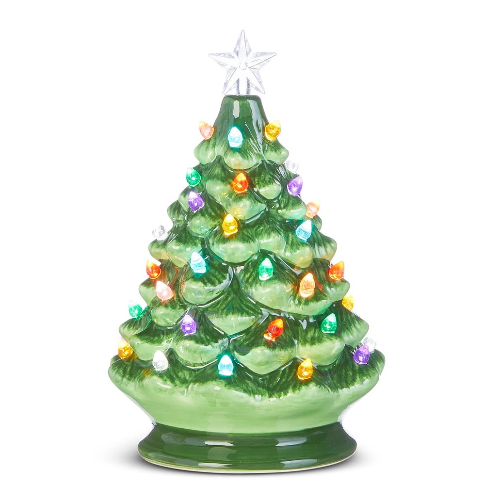 8" Lighted vintage tree 4019222
