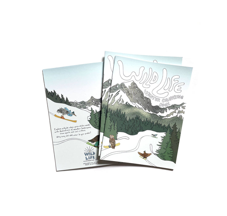 Wild Life Winter Colouring Book