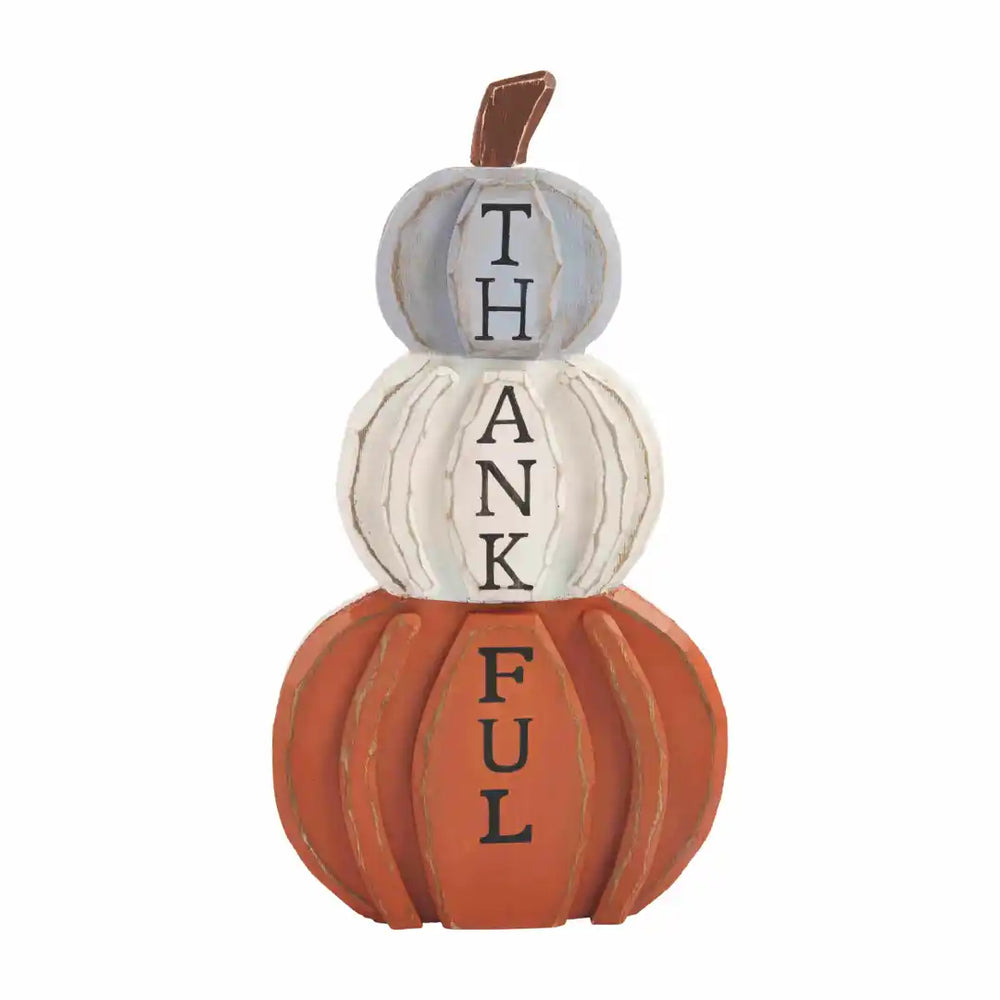 Pumpkin Snowman Reverse Plaque M43400188