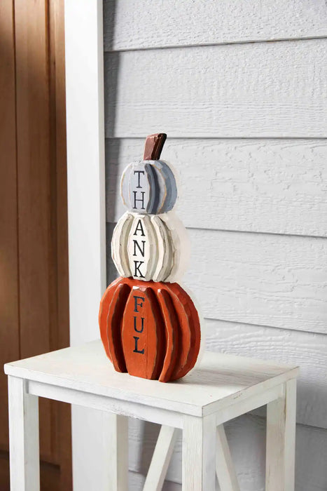 Pumpkin Snowman Reverse Plaque M43400188