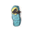 Sleeping Bear Sticker with Blue Seeping Bag