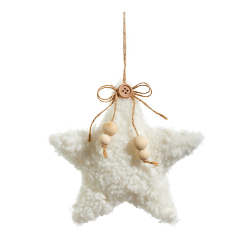 6" Sherpa Star Ornament