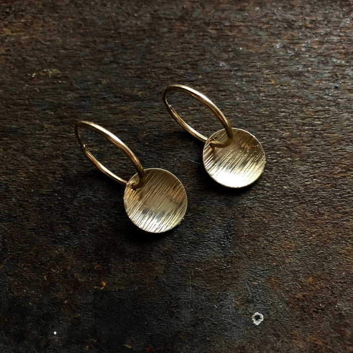 Full Moon Hoops | Gold