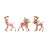 Pink Retro deer  3" 4457653