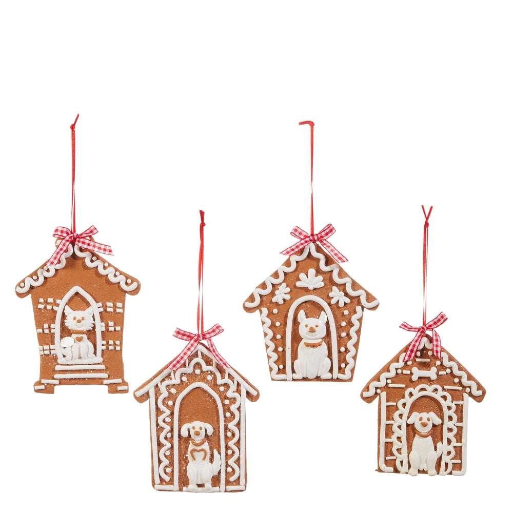 Gingerbread doghouse ornament 4516650
