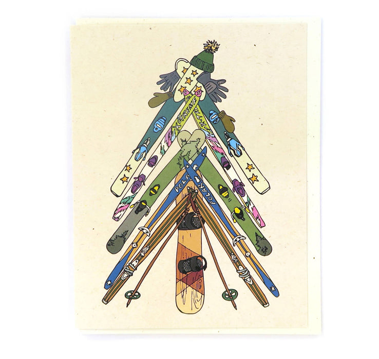 Ski Tree Card