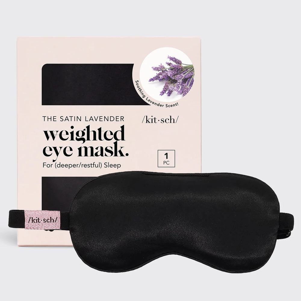 Weighted Satin Eye Mask