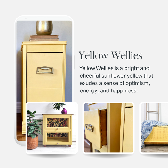 Yellow Wellies -Chalk Style Paint for Furniture & Home Decor