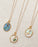 Starfish & Pearl Beach Charm Gold Necklace