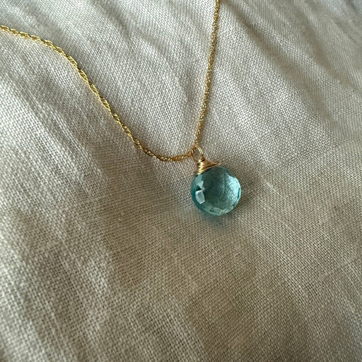 Ava Necklace | Peridot Quartz