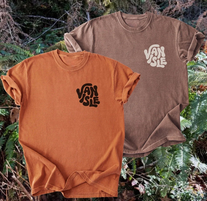Van Isle Retro Tee - Chocolate