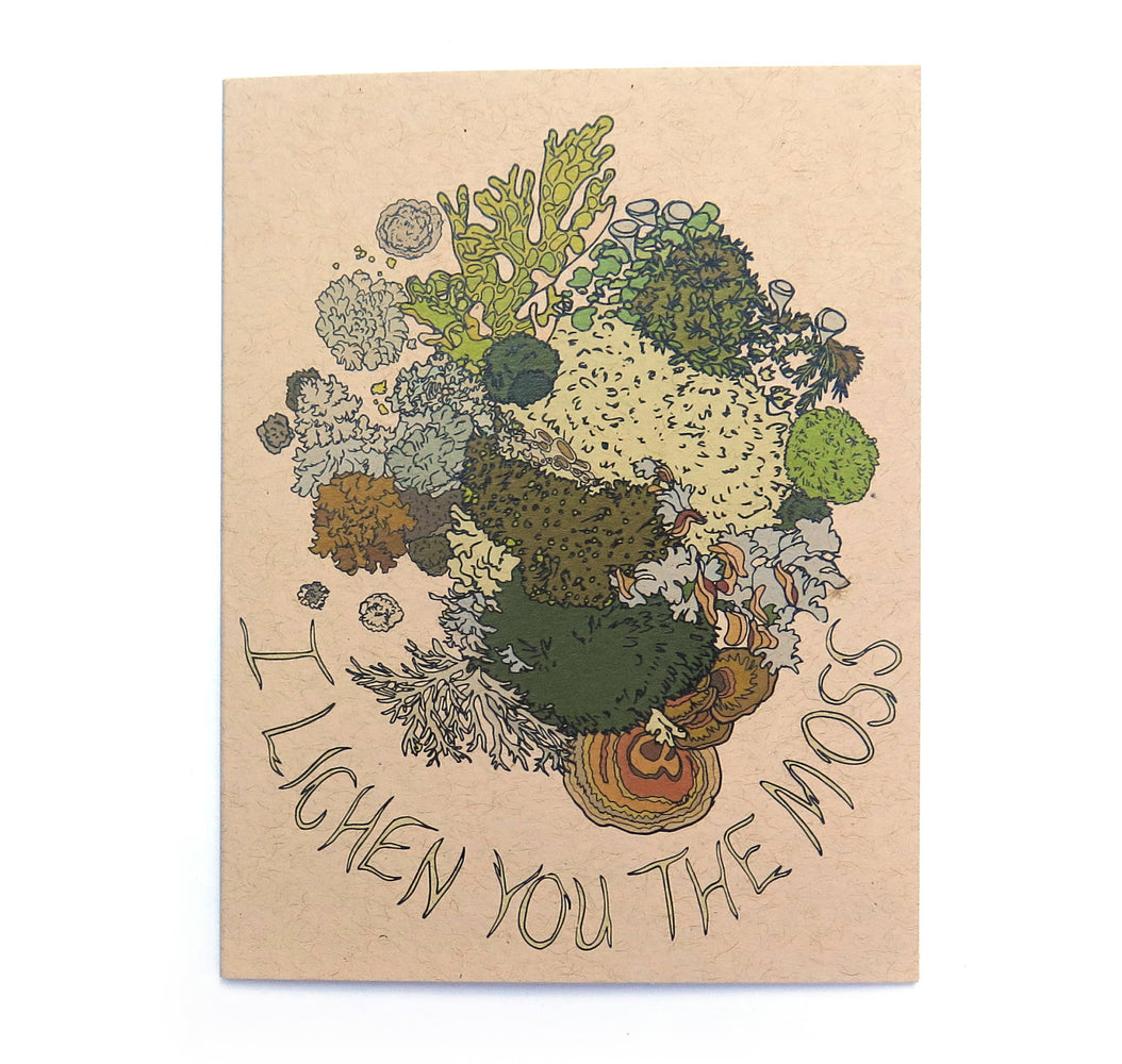 Moss and Lichen Card