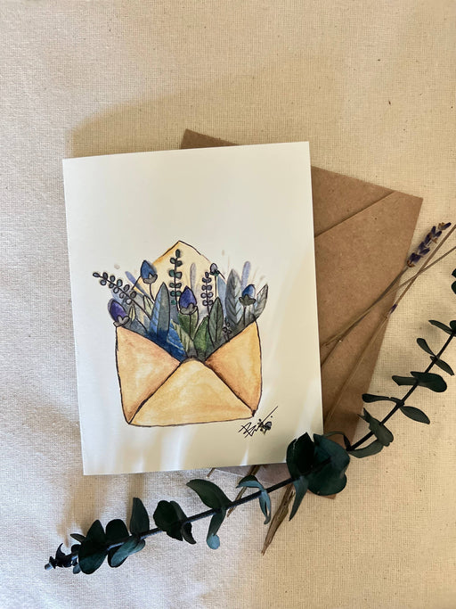 Floral Envelope