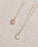 Semi-Precious Heart Charm Gold Necklace