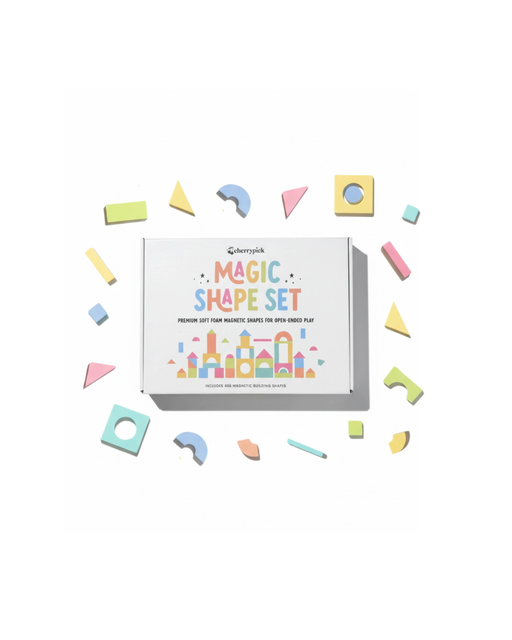 Magic Shape Set - Soft Foam Magnetic Shapes for Building and Play