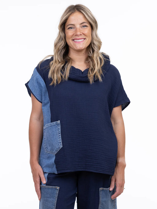 Valetta Top 5446 navy