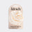 Satin Rosette Medium Flat Cloud Clip - Cream