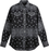 Bandana Shirt long sleeve Black 5673