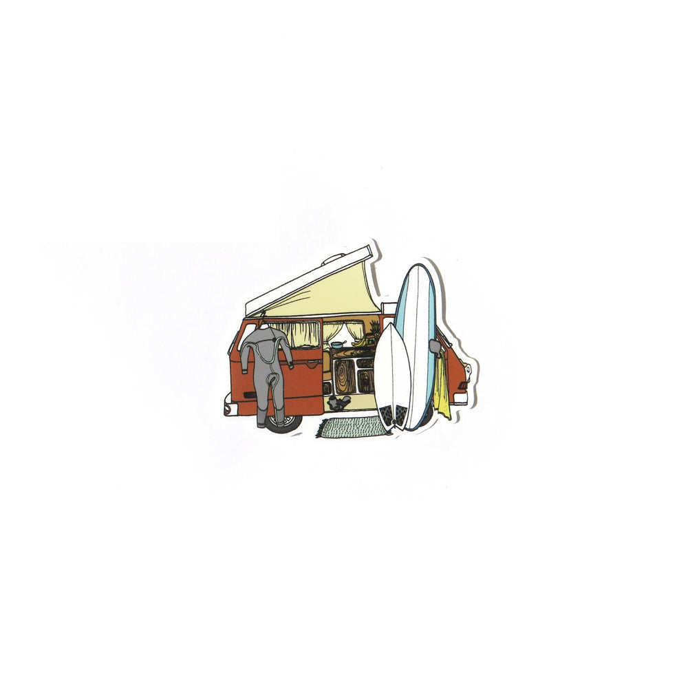 Surf Van Sticker