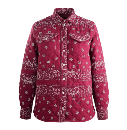 Bandana Quilted Shacket 5782