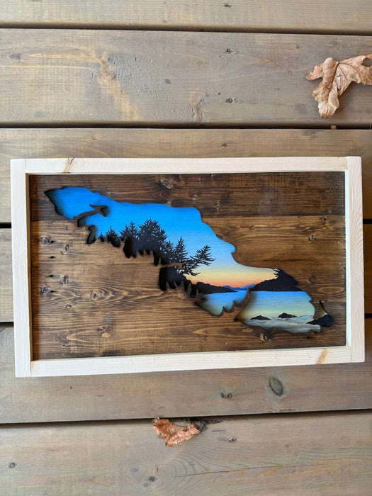 Vancouver Island Handpainted Cutout Signs