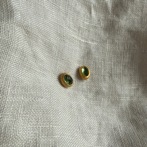 Skye Studs | Tourmaline & Gold
