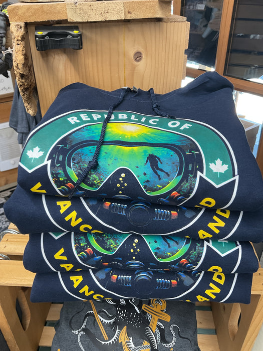 Snorkel/Scuba Diving Hoodie Republic of Vancouver Island