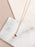 Cute Gold Rose Quartz Bird Charm Pendant Layering Necklace