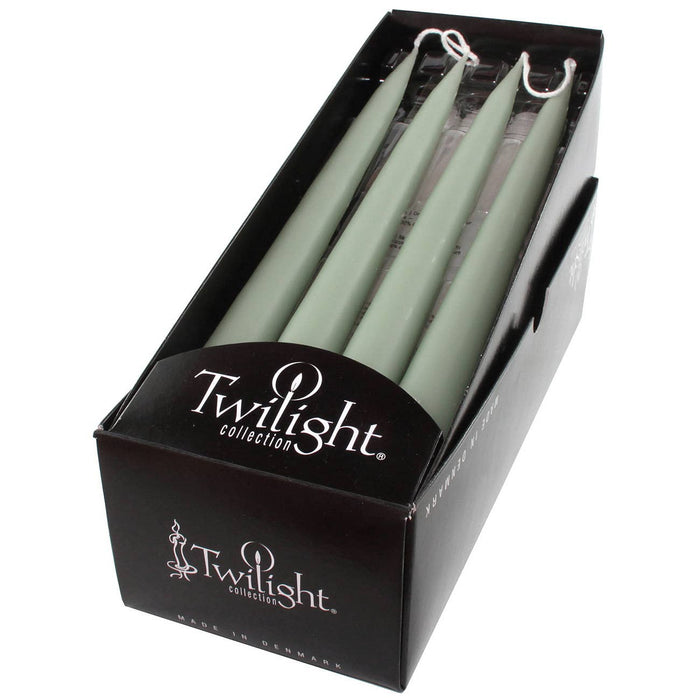 Pastel Teal Danish Taper Candle set of 2