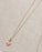 Pink Love Heart & Pearl Charm Necklace