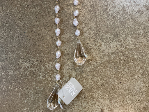 Pearl Chain Jewel Drop Ornament