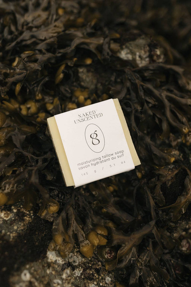 Naked Unscented Tallow Soap Bar | Baby & Sensitive Skin