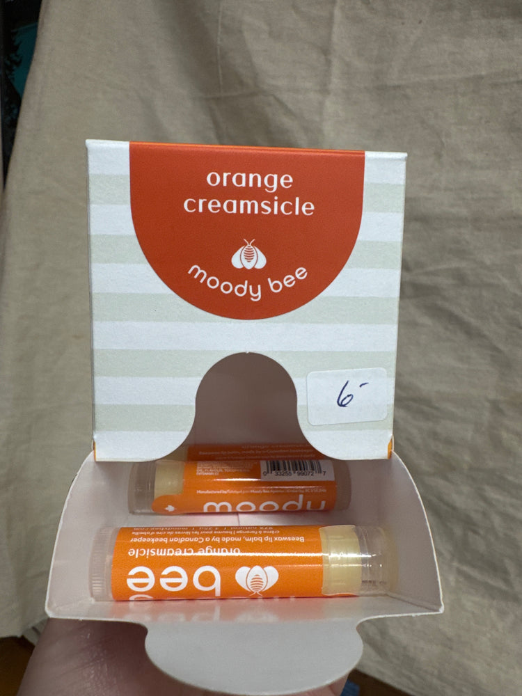 Orange Creamsicle beeswax lip balm