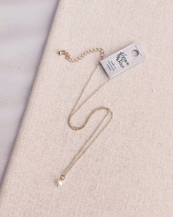 Little Freshwater Pearl Charm Necklace