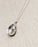Minimalist Bridal Clear Crystal Pendant Long Necklace