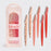Recycled Plastic Dermaplaners 6pc Set - Asstd Cherry Blossom