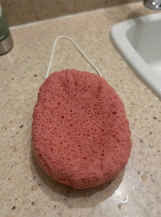 Wildpier™ French Pink Clay Konjac Sponge