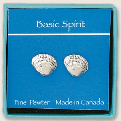 Shell Stud Earrings (Boxed)