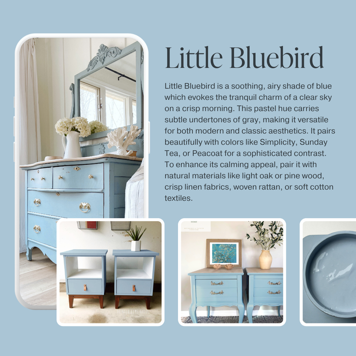 Little Bluebird - Chalk Style Paint for Furniture & Decor