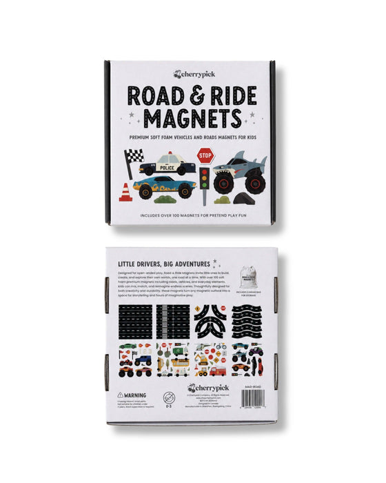 Road & Ride Car Magnets Set (100pc set)