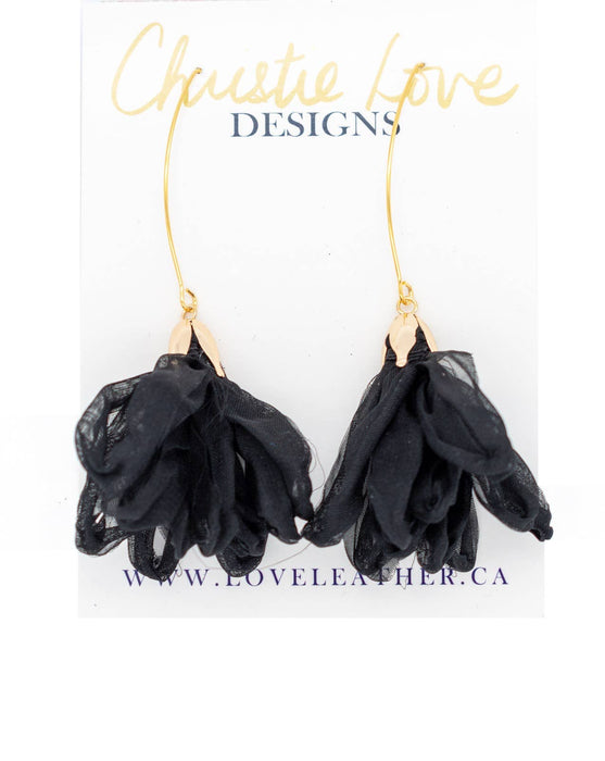 “Vivienne”(Luxury)-flower earrings-(Nickel Free)