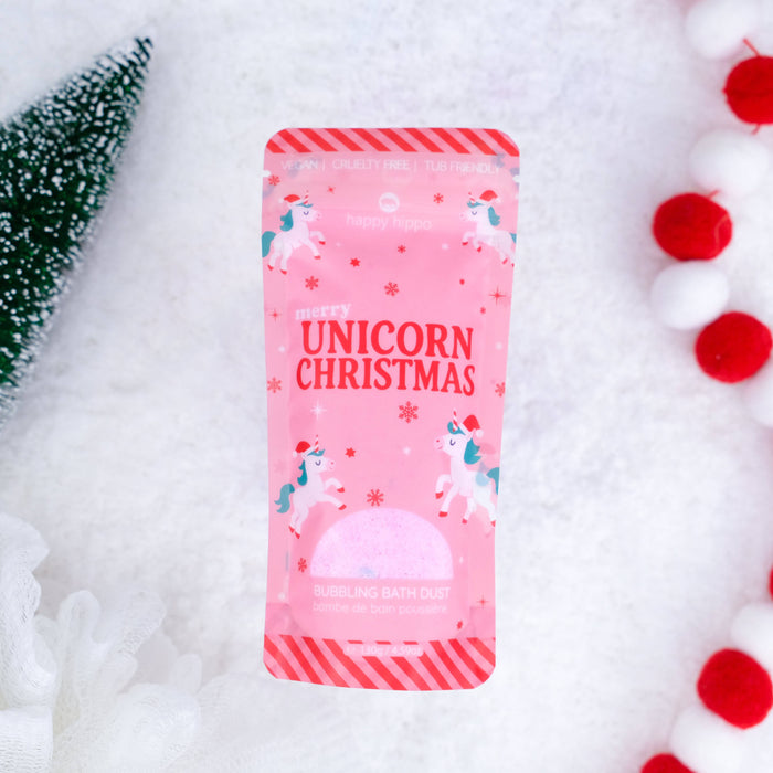 Unicorn Christmas Dust - Bath Dust with Mini Bath Bombs